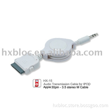 Retractable Audio Transmission Cable
